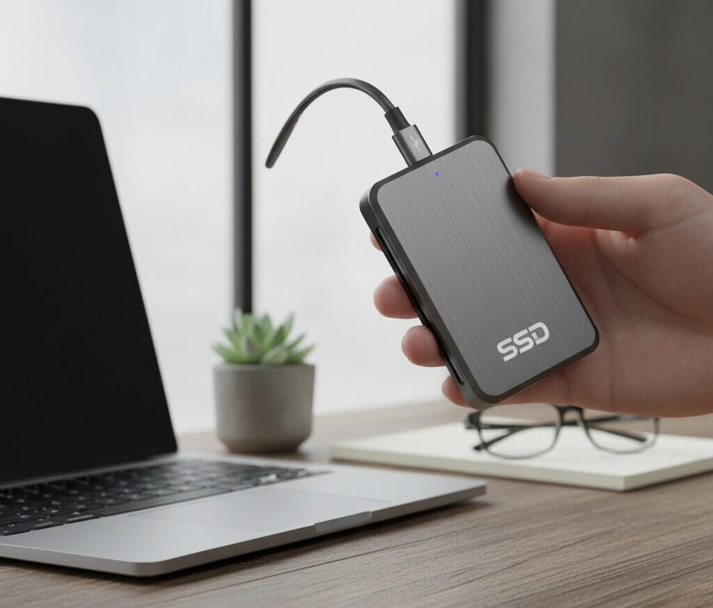 外付けポータブルSSD：高速・コンパクトな次世代ストレージ