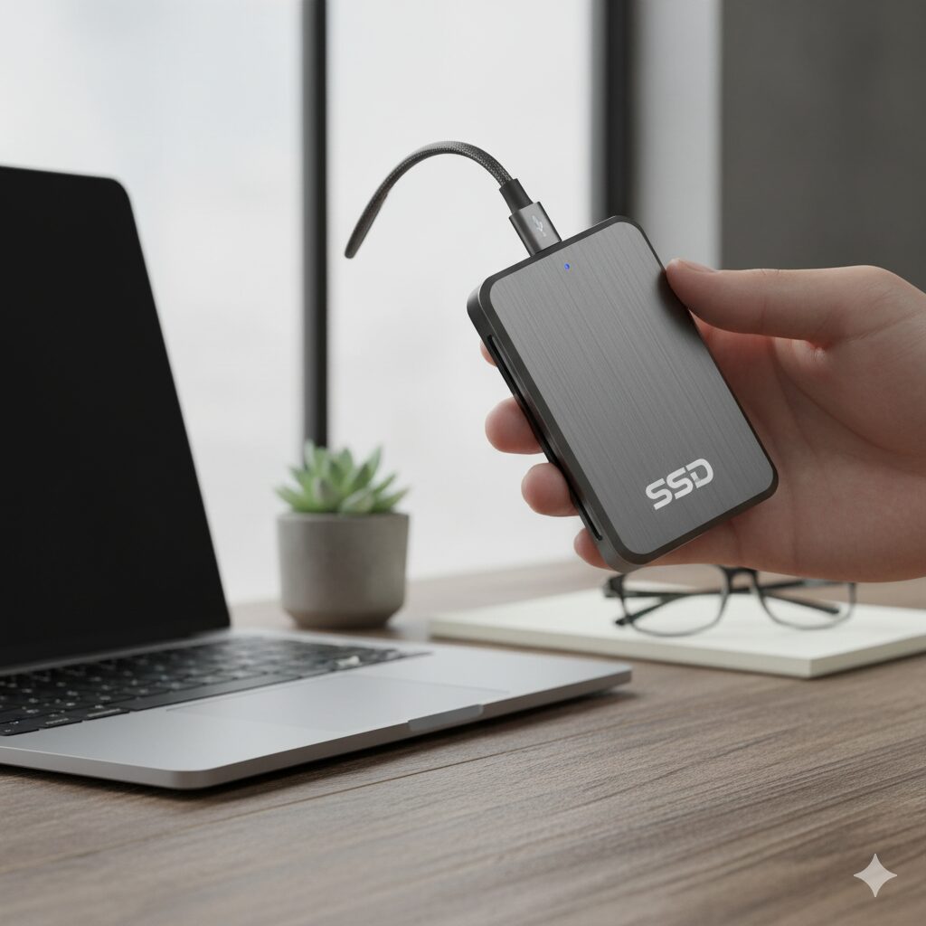 外付けポータブルSSD：高速・コンパクトな次世代ストレージ