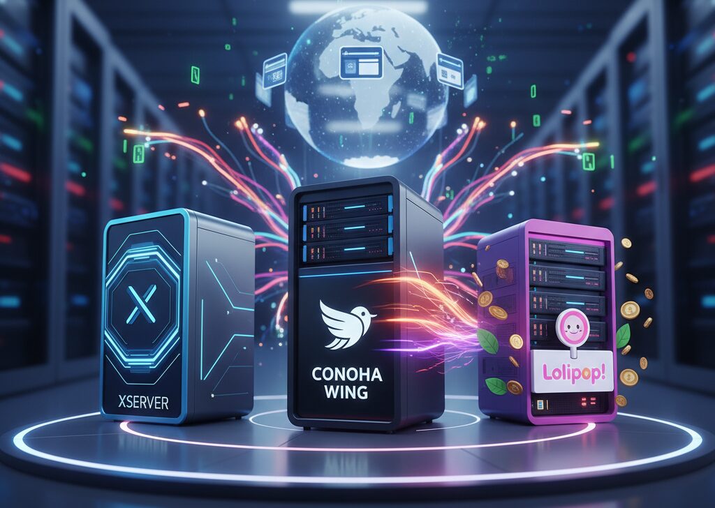 🏆 【初心者必見】レンタルサーバーおすすめ3選！Xserver・ConoHa WING・ロリポップを徹底比較