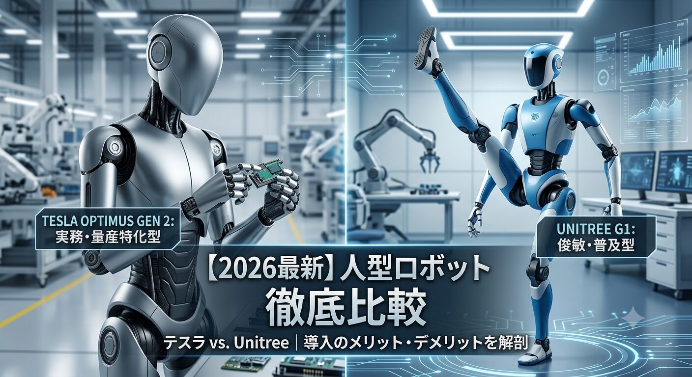 【2026年最新】人型ロボット（ヒューマノイド）最前線！実験室から「工場・家庭」へ、量産化がもたらす未来